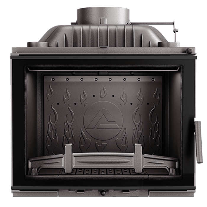 Fireplace insert KAWMET W17 BLACK Decor (12,3 kW) ECO. Photo 3D