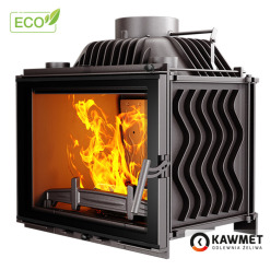 Fireplace insert KAWMET W17 BLACK Decor (12,3 kW) ECO. Photo 2
