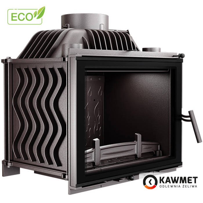 Fireplace insert KAWMET W17 BLACK Decor (12,3 kW) ECO. Photo 6