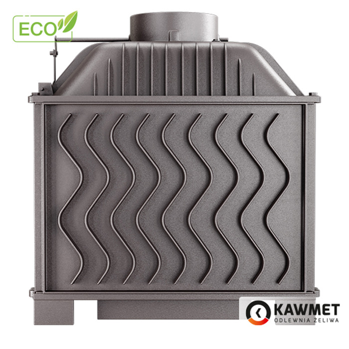 Fireplace insert KAWMET W17 BLACK Decor (12,3 kW) ECO. Photo 7