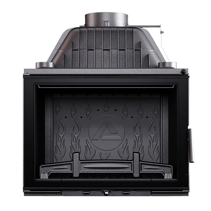 Fireplace insert KAWMET W17 BLACK Decor (16,1 kW) ECO. Photo 3D