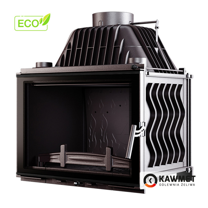Fireplace insert KAWMET W17 BLACK Decor (16,1 kW) ECO. Photo 4