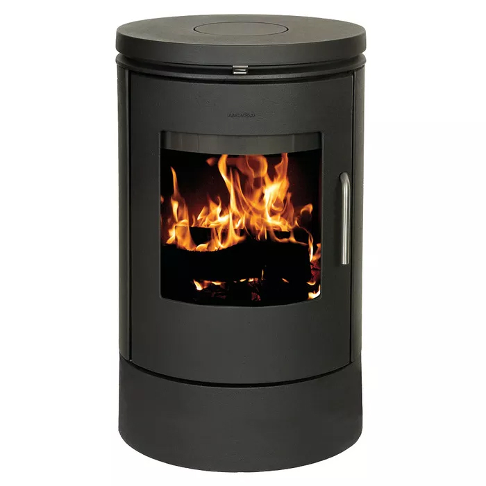 Cast iron stove Morso 6140 on base
