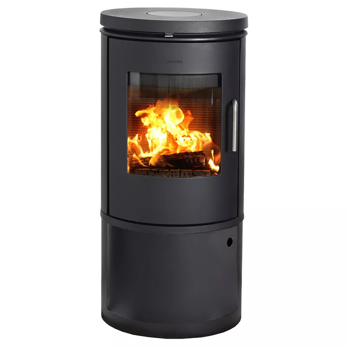 Cast Iron Stove Morso 6143 with wood storage box