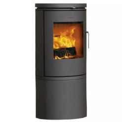 Cast Iron Stove Morso 6143 with wood storage box. Photo 2