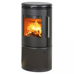 Cast Iron Stove Morso 6843 with wood storage box