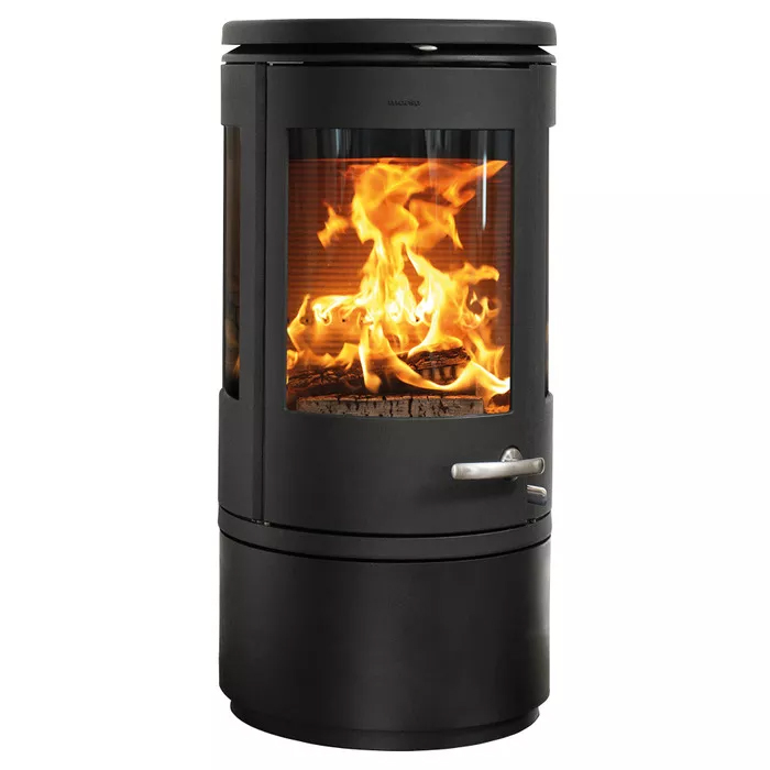Cast iron Three Sided stove Morso 7940 on base