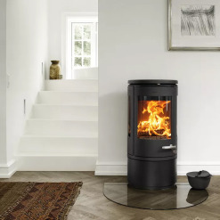 Cast iron Three Sided stove Morso 7940 on base. Photo 2