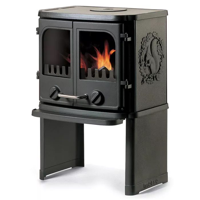 Cast Iron Stove Morso 2140 on wide legs. Photo 2