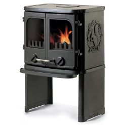 Cast Iron Stove Morso 2140 on wide legs. Photo 2