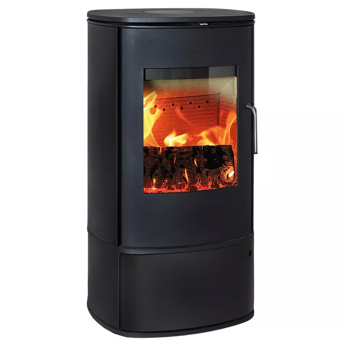Cast iron stove Morso 8143 with wood storage box