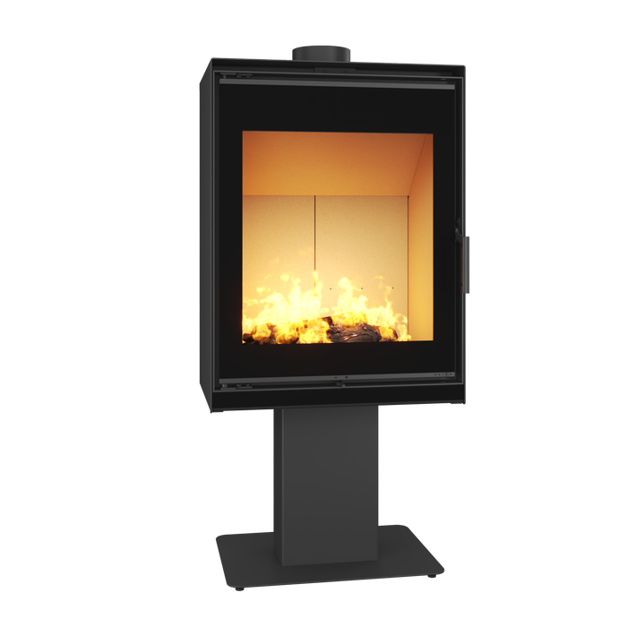 Piec wolnostojący SAVEN Lumi 60×82 ECO. Zdjęcia 3D