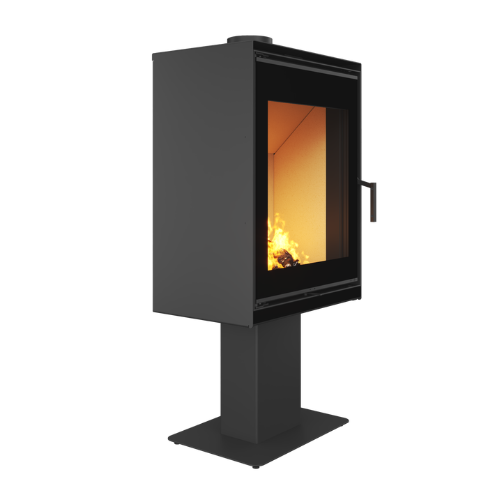 Piec wolnostojący SAVEN Lumi 60×82 ECO. Zdjęcia 3D
