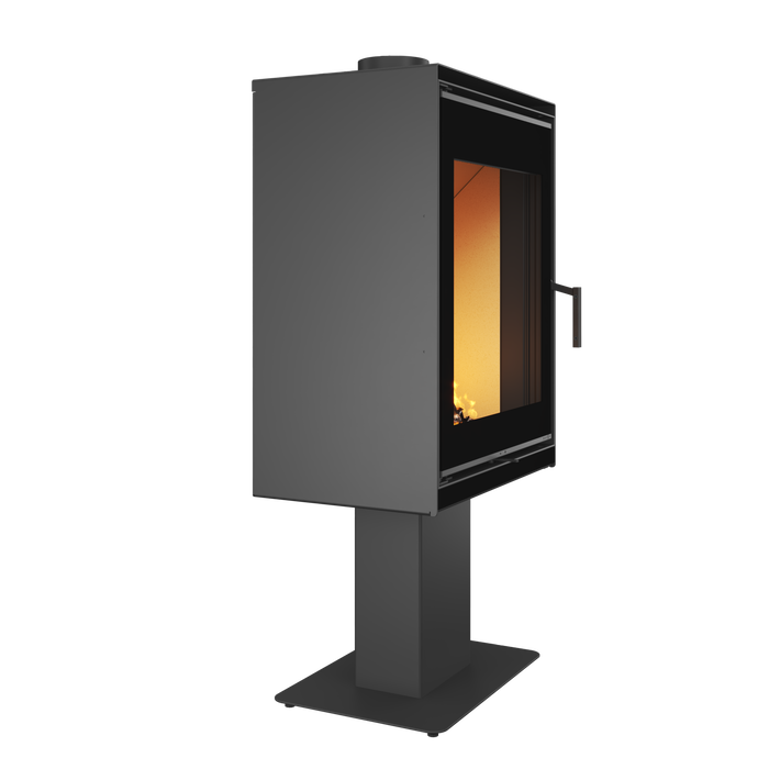 Piec wolnostojący SAVEN Lumi 60×82 ECO. Zdjęcia 3D