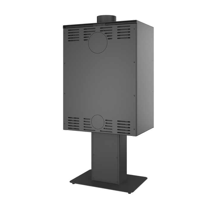 Piec wolnostojący SAVEN Lumi 60×82 ECO. Zdjęcia 3D