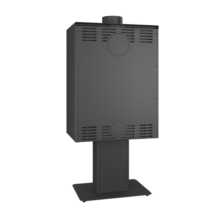 Piec wolnostojący SAVEN Lumi 60×82 ECO. Zdjęcia 3D