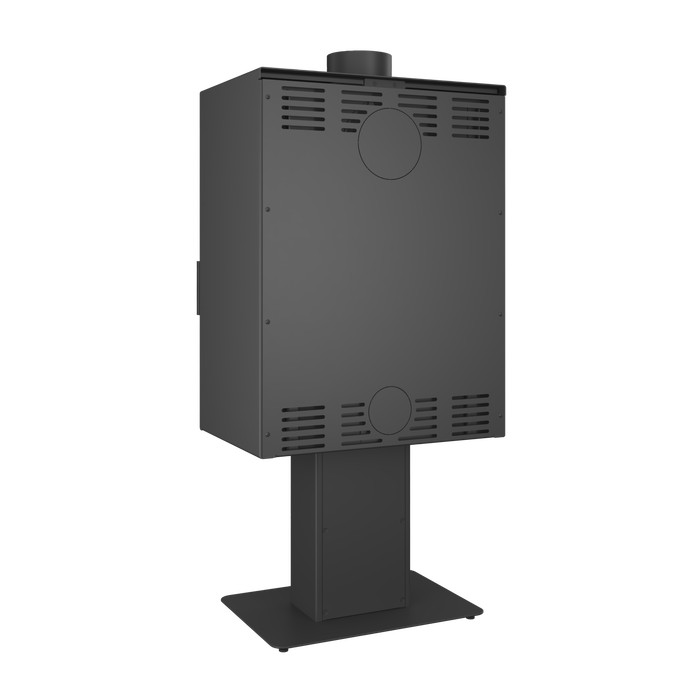 Piec wolnostojący SAVEN Lumi 60×82 ECO. Zdjęcia 3D