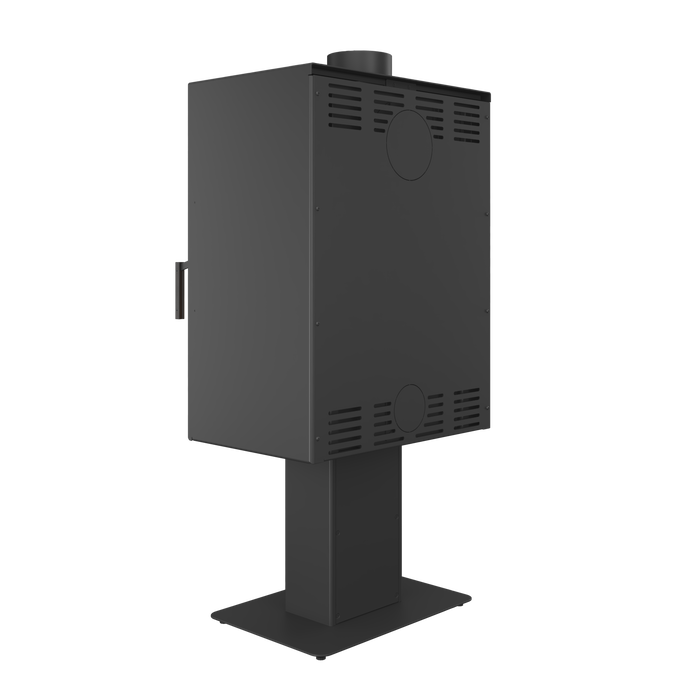 Piec wolnostojący SAVEN Lumi 60×82 ECO. Zdjęcia 3D