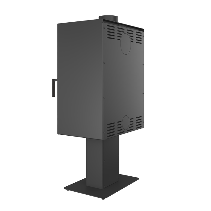 Piec wolnostojący SAVEN Lumi 60×82 ECO. Zdjęcia 3D