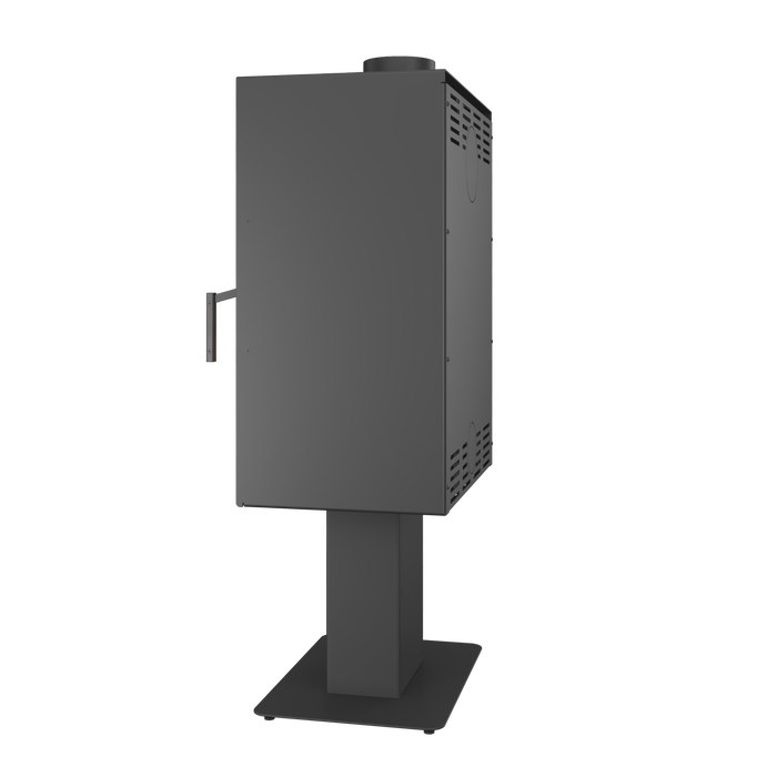 Piec wolnostojący SAVEN Lumi 60×82 ECO. Zdjęcia 3D