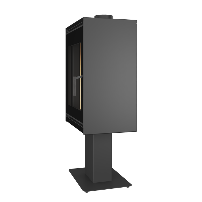 Piec wolnostojący SAVEN Lumi 60×82 ECO. Zdjęcia 3D