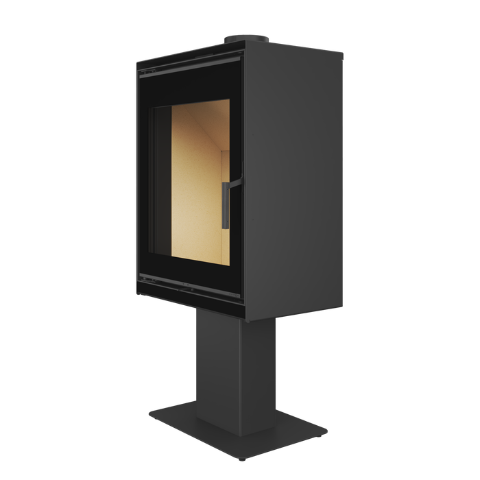 Piec wolnostojący SAVEN Lumi 60×82 ECO. Zdjęcia 3D