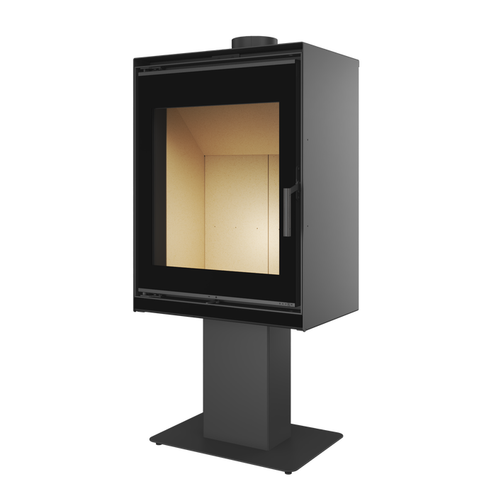 Piec wolnostojący SAVEN Lumi 60×82 ECO. Zdjęcia 3D