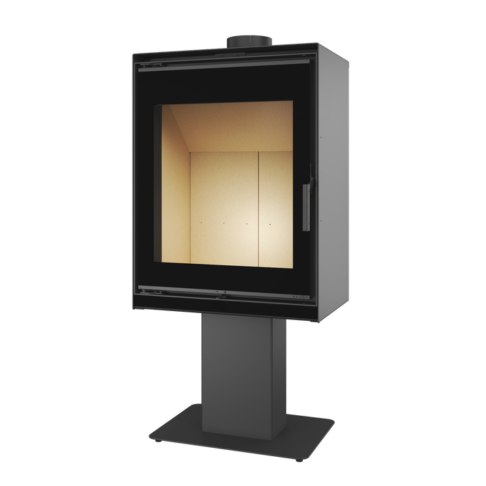 Piec wolnostojący SAVEN Lumi 60×82 ECO. Zdjęcia 3D