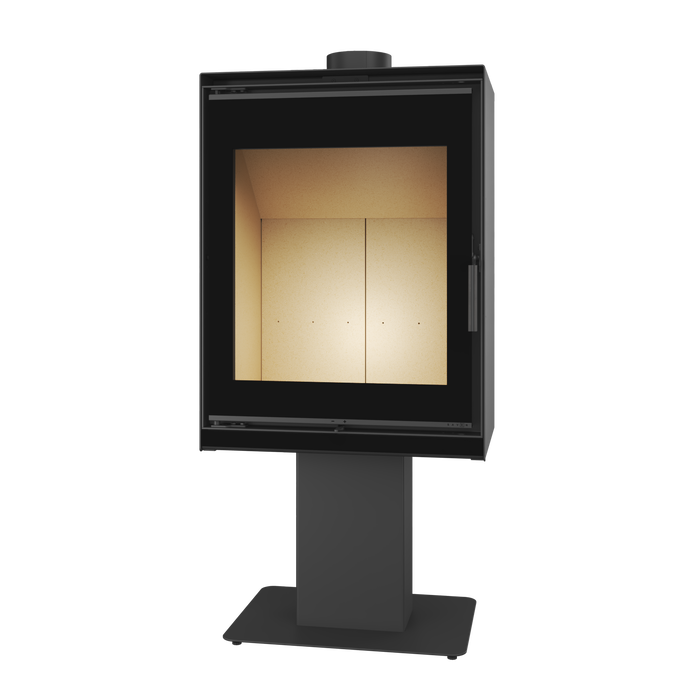 Piec wolnostojący SAVEN Lumi 60×82 ECO. Zdjęcia 3D