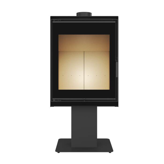 Piec wolnostojący SAVEN Lumi 60×82 ECO. Zdjęcia 3D