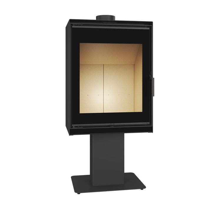 Piec wolnostojący SAVEN Lumi 60×82 ECO. Zdjęcia 3D