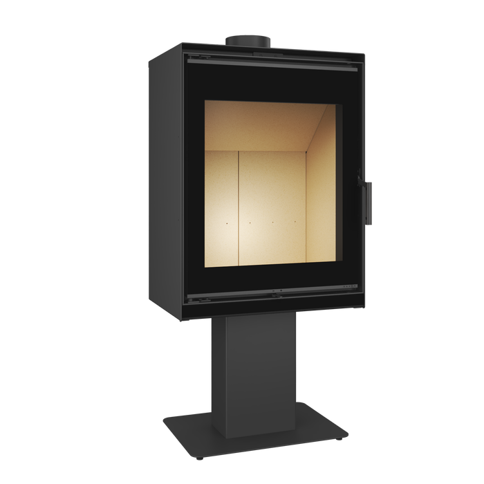 Piec wolnostojący SAVEN Lumi 60×82 ECO. Zdjęcia 3D