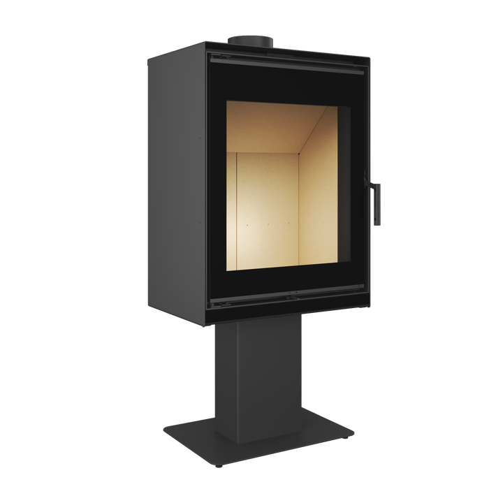 Piec wolnostojący SAVEN Lumi 60×82 ECO. Zdjęcia 3D