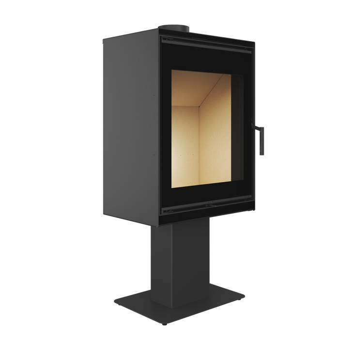 Piec wolnostojący SAVEN Lumi 60×82 ECO. Zdjęcia 3D