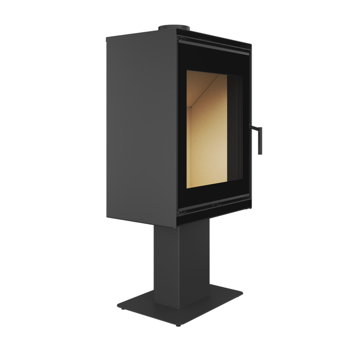Piec wolnostojący SAVEN Lumi 60×82 ECO. Zdjęcia 3D