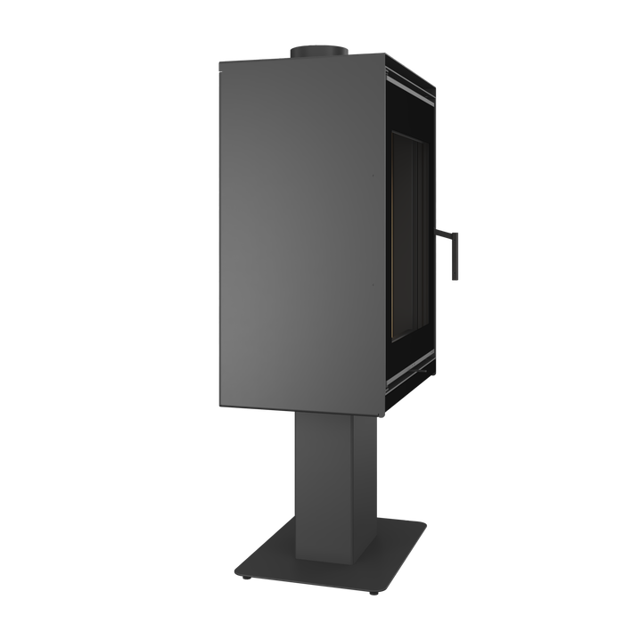Piec wolnostojący SAVEN Lumi 60×82 ECO. Zdjęcia 3D