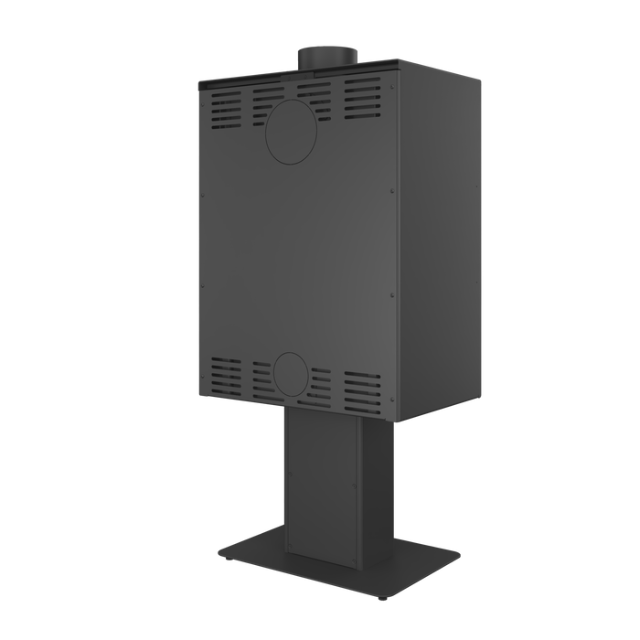 Piec wolnostojący SAVEN Lumi 60×82 ECO. Zdjęcia 3D