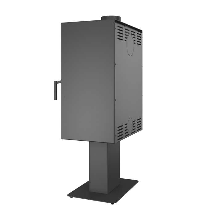 Piec wolnostojący SAVEN Lumi 60×82 ECO. Zdjęcia 3D