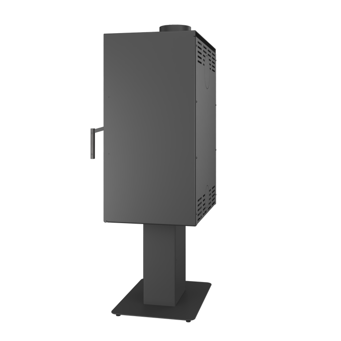 Piec wolnostojący SAVEN Lumi 60×82 ECO. Zdjęcia 3D