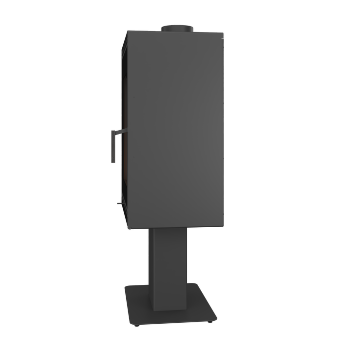 Piec wolnostojący SAVEN Lumi 60×82 ECO. Zdjęcia 3D