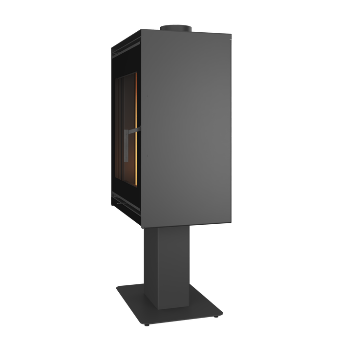 Piec wolnostojący SAVEN Lumi 60×82 ECO. Zdjęcia 3D
