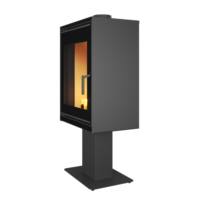 Piec wolnostojący SAVEN Lumi 60×82 ECO. Zdjęcia 3D