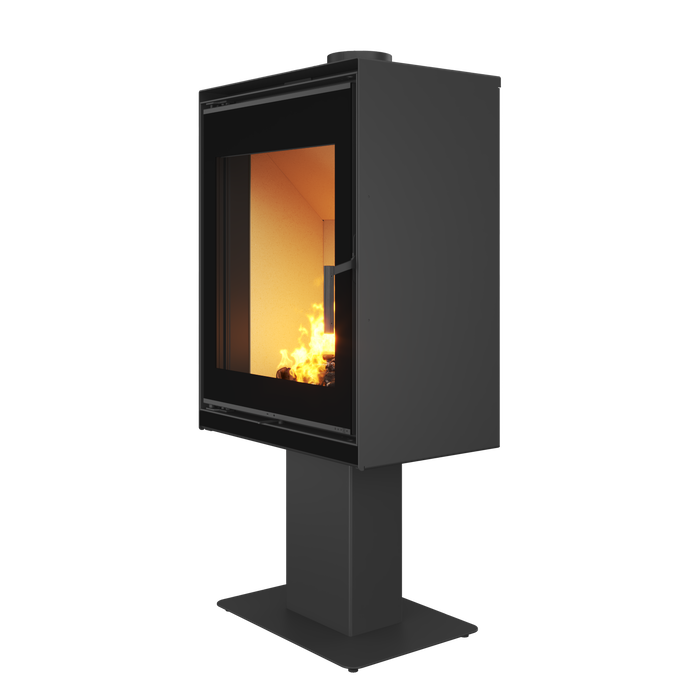 Piec wolnostojący SAVEN Lumi 60×82 ECO. Zdjęcia 3D