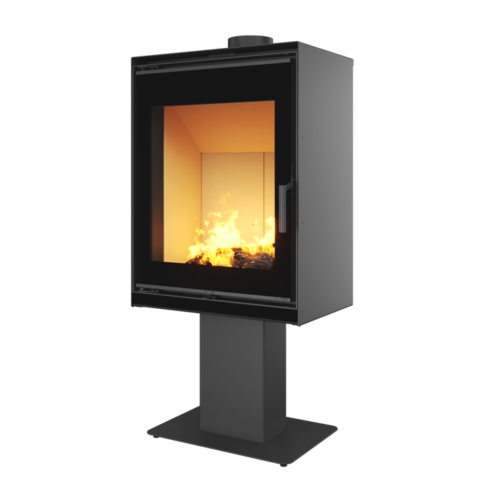 Piec wolnostojący SAVEN Lumi 60×82 ECO. Zdjęcia 3D