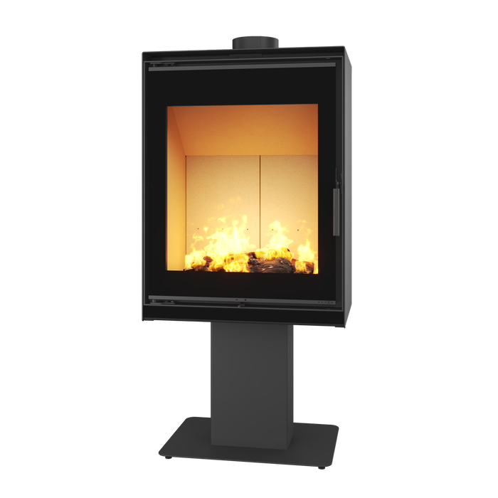 Piec wolnostojący SAVEN Lumi 60×82 ECO. Zdjęcia 3D