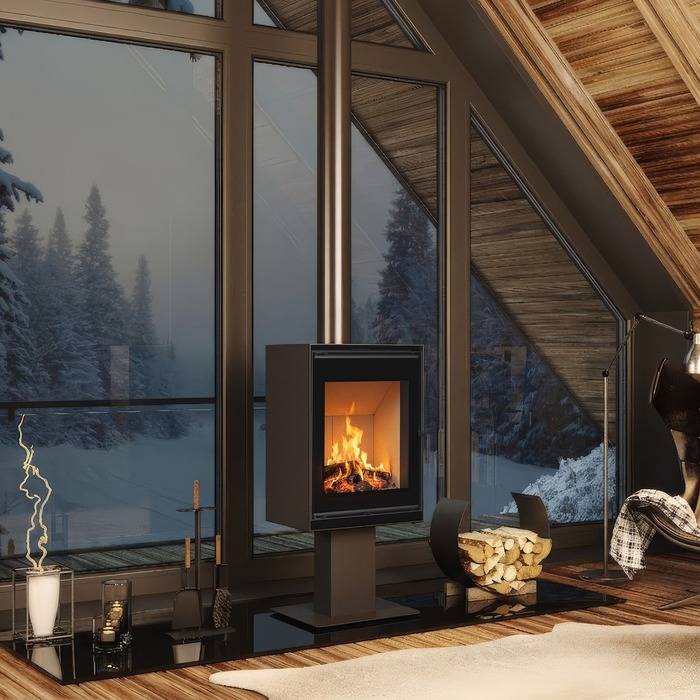 Piec wolnostojący SAVEN Lumi 60×82 ECO. Zdjęcia 2