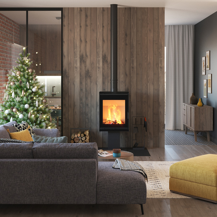 Piec wolnostojący SAVEN Lumi 60×82 ECO. Zdjęcia 3