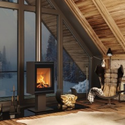 Piec wolnostojący SAVEN Lumi 60×82 ECO. Zdjęcia 14