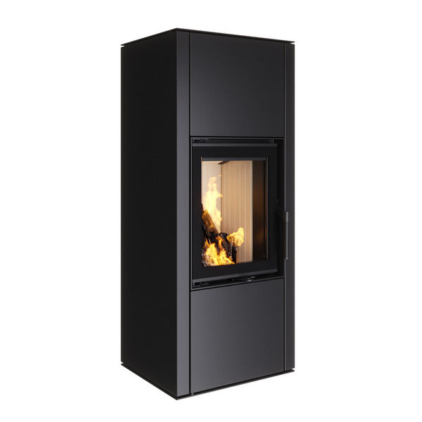 Piec wolnostojący SAVEN Vatra L 40x50 ECO. Zdjęcia 3D