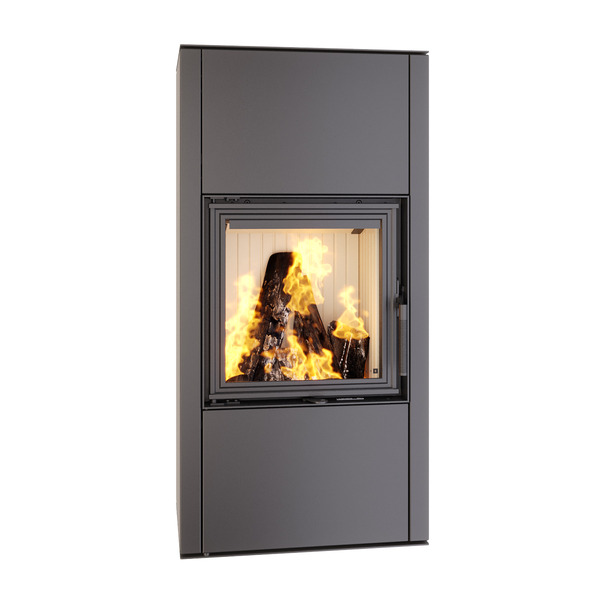 Piec wolnostojący SAVEN Vatra XL 50x50 ECO. Zdjęcia 3D